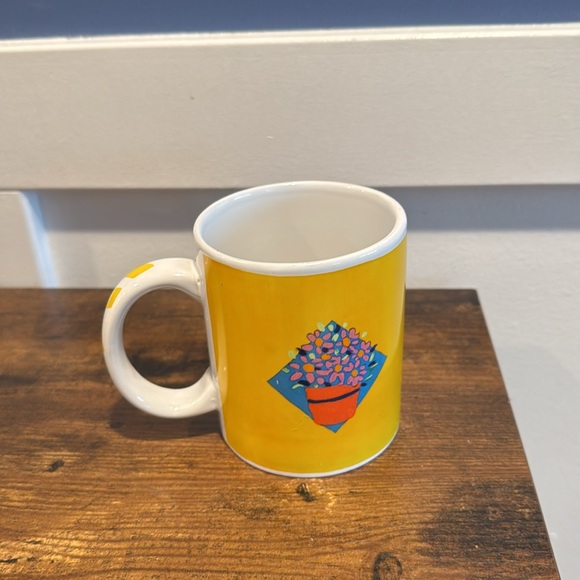 FAT WHITE CALICO CAT Cup Mug Gerrica Connolly Cypress Point Trading Co Ceramic - Picture 3 of 6